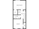 Upstairs floorplan highlighting primary bedroom, bath, laundry, bedroom and walk-in closets at 6108 Heath Ridge Ct, Charlotte, NC 28210