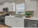 Well-lit kitchen showcasing stainless steel appliances, modern countertops, white cabinets, and stylish backsplash at 8422 Norman Forest Rd, Lancaster, SC 29720