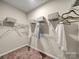 Spacious walk-in closet with wire shelving and ample storage space at 8422 Norman Forest Rd, Lancaster, SC 29720
