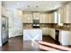 Modern kitchen featuring white cabinets, granite countertops, and stainless steel appliances at 1019 Dunhill Ln, Waxhaw, NC 28173
