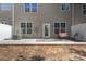 Back patio area with seating and an AC unit outside the home at 1210 Croft Dr # 96, Fort Mill, SC 29708
