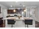Modern kitchen with granite countertops, stainless steel appliances, and a center island with seating at 1210 Croft Dr # 96, Fort Mill, SC 29708