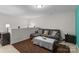 Comfortable living room with a sectional sofa and entertainment area at 1210 Croft Dr # 96, Fort Mill, SC 29708