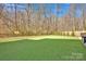 Enjoy the spacious backyard featuring lush artificial turf and a secure fence at 320 Heritage Pl, Mooresville, NC 28115
