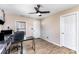 Bonus room featuring laminate flooring, good natural light, with entry and exit door at 400 37Th Sw St, Hickory, NC 28602