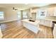 View of an open kitchen with stainless steel appliances and an island at 620 Granite Ave, Gastonia, NC 28052
