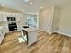 Modern kitchen with stainless steel appliances and center island at 620 Granite Ave, Gastonia, NC 28052