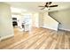 Open concept living space showcasing an open kitchen and bright living room at 620 Granite Ave, Gastonia, NC 28052