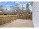 Spacious wooden deck, perfect for outdoor entertaining at 621 E Sharpe St, Statesville, NC 28677