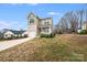 Exterior of home featuring front yard, driveway and attached garage at 834 N Flint St, Lincolnton, NC 28092