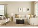 Comfortable living room with neutral tones, stylish furniture, and decorative accents at 8421 Norman Forest Rd, Lancaster, SC 29720