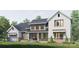 Charming two-story home with grey siding, crisp white trim and inviting covered front porch at 000A Duck Cove Rd, Belmont, NC 28012