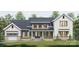 Charming two-story home with grey siding, crisp white trim and inviting covered front porch at 000A Duck Cove Rd, Belmont, NC 28012
