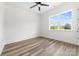 Bright bedroom with a ceiling fan and a large window at 1037 Dameron Rd, Bessemer City, NC 28016