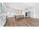 Bright kitchen with large island, stainless appliances, and white countertops at 1037 Dameron Rd, Bessemer City, NC 28016