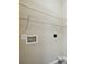 Laundry area with wire shelving and utility connections at 110 Rhett Ct, Fort Mill, SC 29715