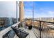 Relaxing balcony featuring comfortable seating and a view of the surrounding cityscape at 1133 Metropolitan Ave # 318, Charlotte, NC 28204