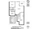 Detailed lower floor plan showing layout of rooms and dimensions at 14707 Batteliere Dr, Charlotte, NC 28278