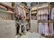 Custom walk-in closet with ample shelving, drawers, and storage for organization at 14830 Creeks Edge Dr, Charlotte, NC 28278