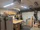 This large garage has lots of natural and electric light, with an insulated door at 1496 Givens St, Hickory, NC 28602