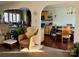 An open living room leads into a kitchen and dining area at 1496 Givens St, Hickory, NC 28602