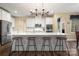 Large kitchen island with seating, stainless steel appliances, and plenty of counter space at 3019 Foggy Hollow Ln, Clover, SC 29710