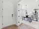 Bright home office features a desk, shelving, and natural light from the window at 5009 Duval Cir, Tega Cay, SC 29708