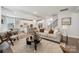 Open living space with modern kitchen, dining, and living room areas at 5013 Duval Cir, Tega Cay, SC 29708