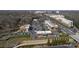 An aerial view of local stores and parking lots at 5300 Buckingham Dr, Charlotte, NC 28209