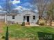 Well-maintained backyard featuring green lawn and cozy home exterior at 5300 Buckingham Dr, Charlotte, NC 28209