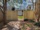 Fenced backyard with a shed, offering privacy and storage at 5300 Buckingham Dr, Charlotte, NC 28209