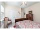 Comfortable bedroom with neutral walls, a bed, and a closet for storage at 6187 Cloverdale Dr, Tega Cay, SC 29708