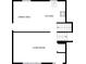 Downstairs floor plan view featuring kitchen, dining area, living room, and staircase at 8103 Idlewild Rd, Indian Trail, NC 28079