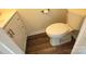 Bathroom featuring a toilet and vanity at 8224 Golf Ridge Dr, Charlotte, NC 28277