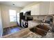 Modern kitchen with granite countertops, stainless steel appliances, and ample cabinet space at 8224 Golf Ridge Dr, Charlotte, NC 28277