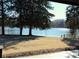 Scenic lake view with mature trees, a gentle slope, and easy access for recreational activities and relaxation at 8224 Golf Ridge Dr, Charlotte, NC 28277