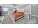 Comfortable bedroom features neutral paint, a ceiling fan, and light-colored wood bedroom set at 836 Love Rd, Blackstock, SC 29014