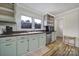 Functional kitchen with butcher block counters, stainless steel appliances, and bright lighting at 836 Love Rd, Blackstock, SC 29014