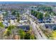 Aerial view of a residential neighborhood featuring lush trees and well-maintained homes at 8929 Bryant Field Cir, Charlotte, NC 28277