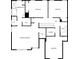 This is a floor plan of the second floor of a home at 9503 Rocky Spring Nw Ct, Concord, NC 28027