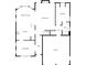 This is a floor plan of the first floor of a home at 9503 Rocky Spring Nw Ct, Concord, NC 28027