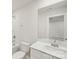 Bathroom featuring a single sink vanity with a bathtub/shower combo at 114 Ciara Pl # E, Mooresville, NC 28117