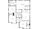 Detailed floor plan showcasing layout of the upper floor featuring primary bedroom with en-suite bath and walk-in closet at 144 Tetcott St, Mooresville, NC 28115