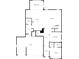 Detailed floor plan showcasing layout of the house featuring a large living room and breakfast nook at 144 Tetcott St, Mooresville, NC 28115