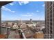 High-rise balcony view offering panoramic city views and beautiful sky at 210 N Church St # 2409, Charlotte, NC 28202