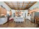 Beautiful kitchen with a central island, stainless steel appliances, and ample counter space at 223 Scottish Dr, Mooresville, NC 28115