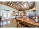 Open-concept kitchen featuring stainless appliances, a large island, and an adjacent dining area at 223 Scottish Dr, Mooresville, NC 28115