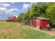 Storage shed, barn, and other outbuildings on a sprawling property at 223 Scottish Dr, Mooresville, NC 28115