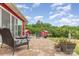 Outdoor patio with seating area and views of the surrounding landscape at 223 Scottish Dr, Mooresville, NC 28115
