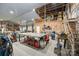 Spacious workshop with high ceilings, industrial lighting, and ample space for projects at 223 Scottish Dr, Mooresville, NC 28115